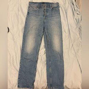GAP Light Blue Cheeky Straight Women’s High Waisted Jeans | Size 8 / 29 Tall